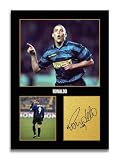 HWC Trading Ronaldo Regali Stampati Autografo Firmato Foto Per Gli Appassionati Di Calcio E Sostenitori (ID-004453) - A4 Solo Stampa