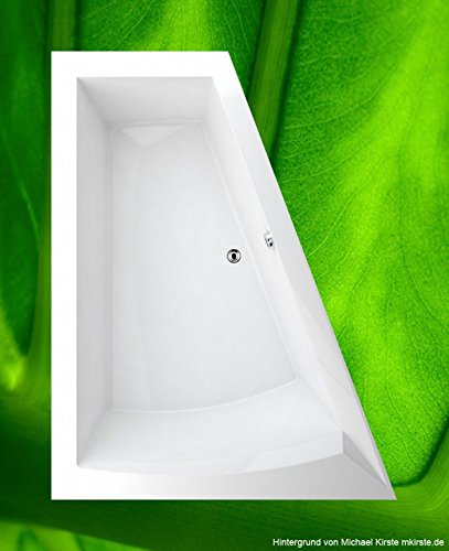 Preisvergleich Produktbild Badewanne 175x135 GALIA - Acryl ASYMETRISCH L