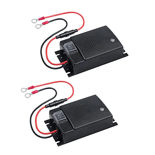 2X Ahuyentador de Animales Martas para Coche, Repelentes de plagas ultrasónicos para automóviles trampas para Topos, Anti Ratas, murcielagos, salamanquesas, Gatos montés