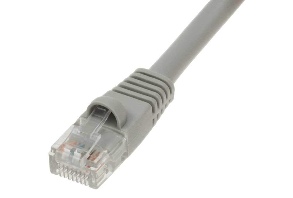12ft Cat 5E Unshielded (UTP) Ethernet Network Cable - Gray