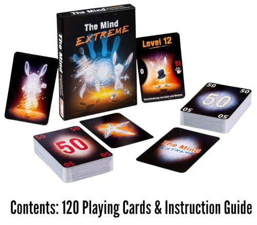 Image of Tickles The Mind Extreme Card Game - Advanced Edition of The Mind | Fast-Paced Cooperative Fun Strategy Game for Adults & Kids (Ages: 8+ Years, Players: 2-4)