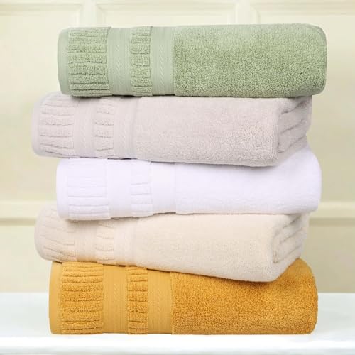 Toallas de baño absorbentes que cuidan tu piel y secan rápidamente 8