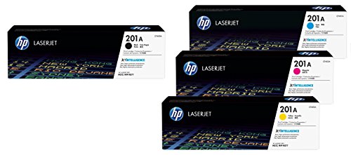 Toner HP 201A pack de 4 cartouches Noir Cyan Magenta Jaune d'origine