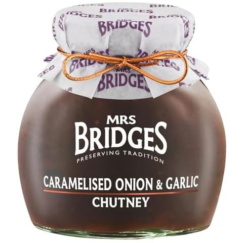 Mrs Bridges Caramelised Onion and Garlic Chutney Cover