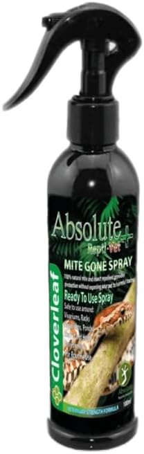 Cloverleaf Absolute + Repti- Vet Mite Gone spray 100ml