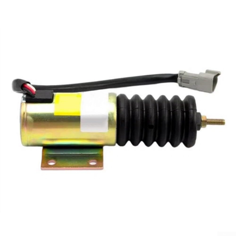 Válvula solenoide P613-A52V12 de parada de incendios de 12 V para grupos electrógenos de motor diesel, sistema de apagado de maquinaria de construcción, accesorio de repuesto resistente