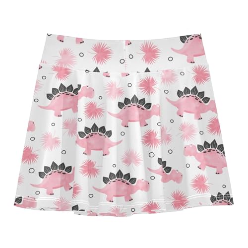 Aflyko Girls' Skorts 2-in-1 Tennis Skirts with Built-in Shorts2