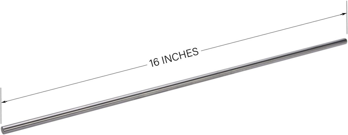 NDZ Performance Bore Alignment Rod for 9MM, .380, 5.56, .223, 7.62, .308, .45 – 16" Stainless Steel USA Made with Protective Storage Case – Verify Alignment to Muzzle, Prevent Baffle Strikes