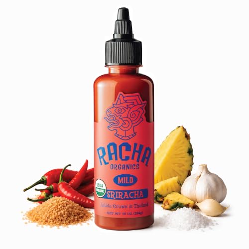 Racha Organics Mild Sriracha Hot Sauce - USDA Organic Sriracha