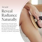 Brosse de corps Kitsch pour le brossage à sec et gommage corporel – Poils véganes doux pour le drainage lymphatique, la cellulite, l'élimination de la peau sèche et la circulation sanguine – Exfoliant corporel pour une peau éclatante