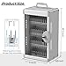 Glosen Cellphone Lock Box with Key for School Classroom Office Exam (Silver,48-Slots Phone Locker Aluminum Alloy Phone Locker),Portable Phone Storage Cabinet for School [Wall Mounted]