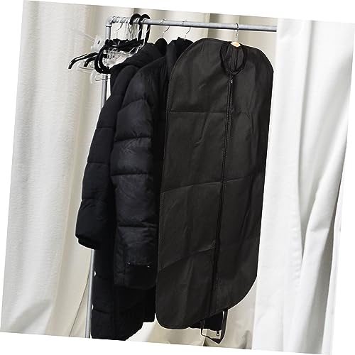 2pcs Portable Suit Cover Bag Folding Hanging Garment Bag Closet Storage Organizer Protector Easy Clean Travel Laundry3