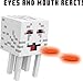 Mattel Minecraft Toys | Fireball Ghast Figure with 10 Shooting Discs | Video-Game Collectible | Gifts for Kids and Fans