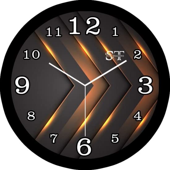 RC CREATIVE Brown Arrow Wall Clock for Living Room || Badroom || Shop || Office || Home Decor_0158 (B0CTNVR6PW) Amazon Price History, Amazon Price Tracker