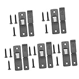 Verrous de clôture pour portails extérieurs - application polyvalente pour divers types de portes, fenêtres, armoires, entrepôts et garages, verrou de sécurité pour porte coulissante de grange