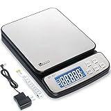 110 LB 50KG Digital Postal Scale, MOCCO Heavy Duty Stainless Steel Multifunctional Shipping Scale 0.