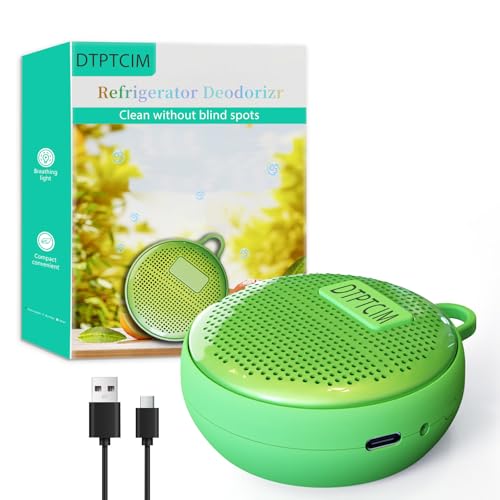 Refrigerator Deodorizer, 10-Year Bamboo Air Purifier, Green