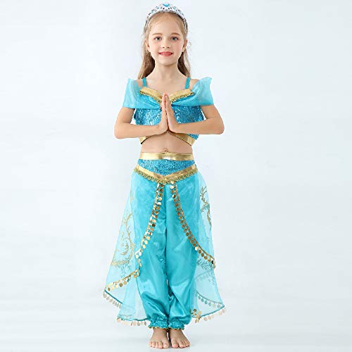 Disfraz Princesa Jasmine para Niñas 120(4-5T) miniatura 4