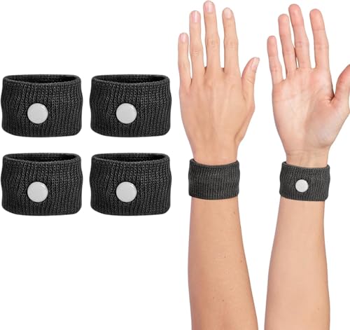 Image of Anti-Nausea Wristband for Anxiety, Travel, Sea, Car, Air Sickness Reliefs Handband with Pair (Pack of-2)