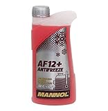 1.1 kg MANNOL 15718400100MN Longlife Antifreeze AF12+ -40 Kühlerfrostschutz Kühlmittel 1L 157696