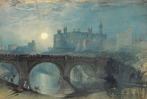 Toile pour la décoration du salon du Château d'Alnwick par Turner
