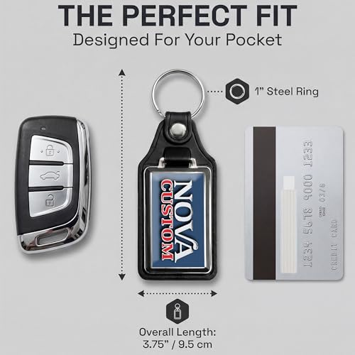 Image of Brotherhood Car Key Chain for Nova - Classic Models Keychain for Men and Women Gift Key Ring