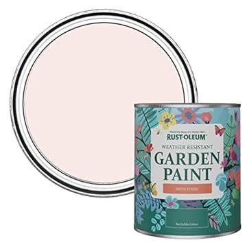 Rust-Oleum Pink Mould-Resistant Garden Paint In Satin Finish - China Rose 750ml