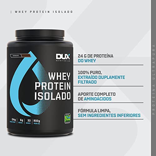 Whey Isolado Baunilha Pote 900g Dux Nutrition