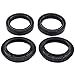 MOTOKU Set of Fork Oil Seal & Dust Seal Wiper Kit for BMW F650GS Harley-Davidson Electra Glide Electra Heritage Softail Tour Honda CB500X