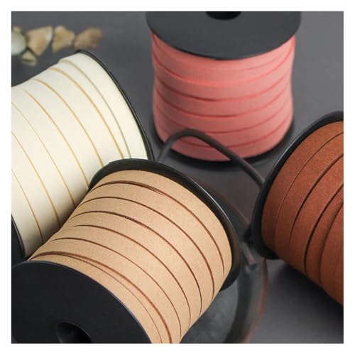 Cordon tressé en cuir velours 10mm gris pour fabriquer vos bracelets tendances à la maison - 4