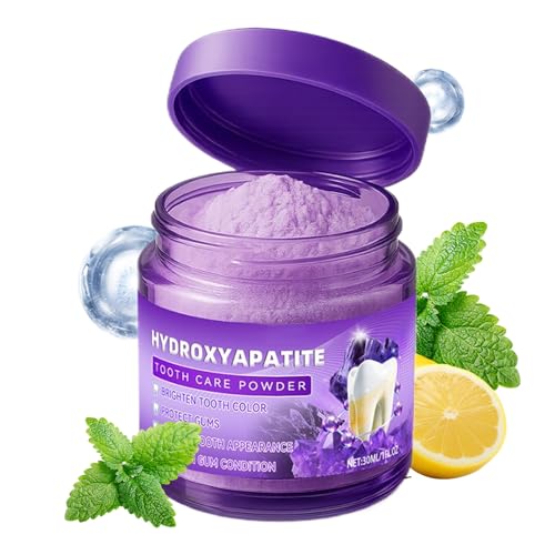 Zahnpulver, 30ml Zähne Reparaturpulver, Mineralisches Zahnreinigungs Pulver, Natürlich Zahnreparatur Mineralpuder Für Zahnschmelzschutz, Empfindliche Zähne, Zahnstärkung, Frischer