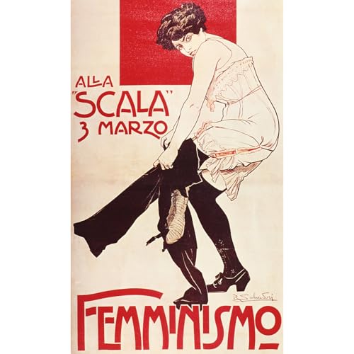 Impression giclée Femminismo affiche décoration murale 61x45