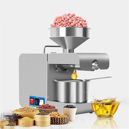 Máquina para extraer Aceite de Girasol, Extractor de Aceite de Oliva, Prensa hidráulica de Aceite, Acero Inoxidable para Uso doméstico, exprimidor de Aceite en frío.