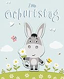 Geburtstagskarte Midi-Card - Esel, Klammer - 6,5 x 8,0 cm