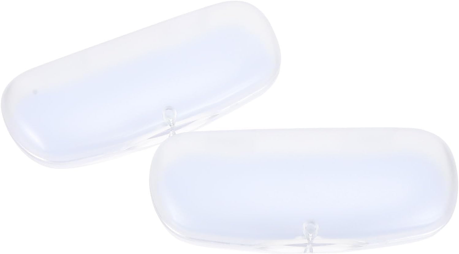 ibasenice 2pcs Frosted Eyeglasses Cases Portable Eyeglass Storage Box Compact Protective Spectacle Holder for Men and Women