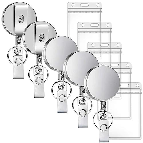Porte-badge télescopique étui carte identité accessoire badge travail