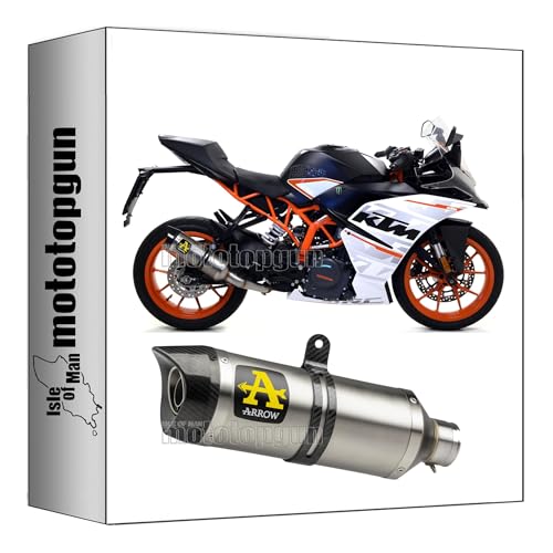 Pot echappement Arrow pour KTM RC 125 de 2017 a 2020 sur route et ville