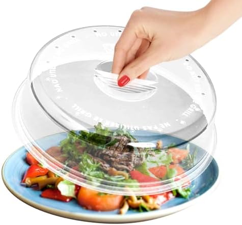 Bezpłatna pokrywa mikrofalowa bpa do kuchni - Pokrywa mikrofalowa idealna do ochrony naczyń spożywczych - Pokrywa mikrofalowa o średnicy 24 cm - Wyprodukowano w Hiszpanii