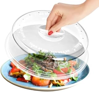 Bezpłatna pokrywa mikrofalowa bpa do kuchni - Pokrywa mikrofalowa idealna do ochrony naczyń spożywczych - Pokrywa mikrofalowa o średnicy 24 cm - Wyprodukowano w Hiszpanii
