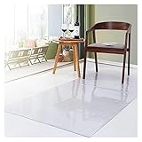 ZWYSL Transparent Bodenschutzmatte Bodenmatte Bodenschutz rutschfest Vibrations-und Geräuschreduzierung Anpassbar für Möbel-und Bodenschutz (Color : Clear-1.5mm, Size : 60x120cm)