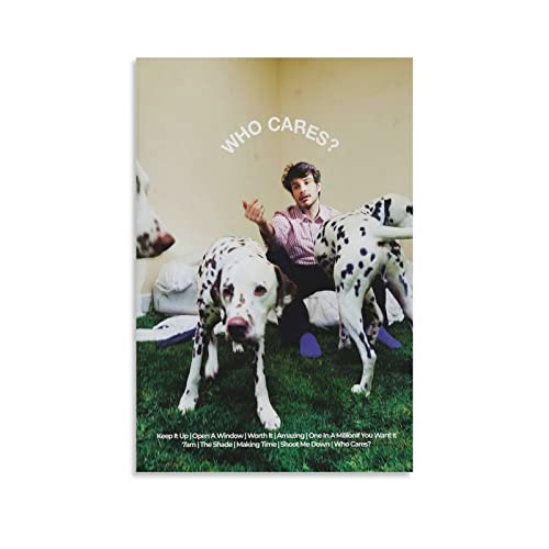 Impression sur toile Rex Orange County Who Cares pour deco de chambre 40x60cm