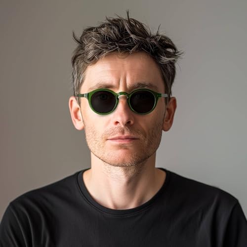 Image of LONDON MOLE Graduate sunglasses | Cool round panto shaped glasses | Men's Women's Unisex | Spring hinges