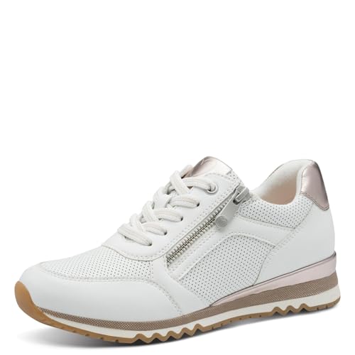 Marco Tozzi Damen 2-23782-41 Sneaker, White/Rose, 42 EU