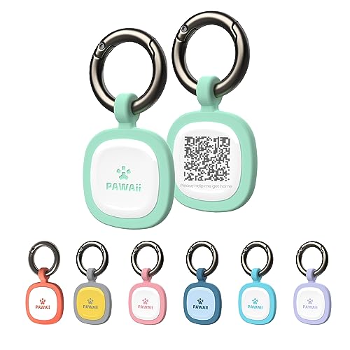 Pawaii Silent Silicone Dog ID Tag (Green)