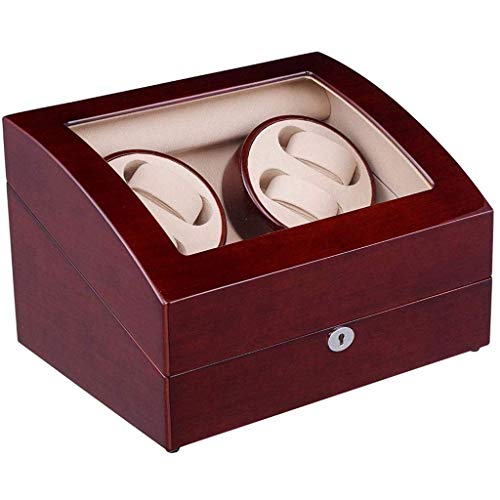 Caja giratoria para relojes con parada automática al abrir ideal para mesita de noche