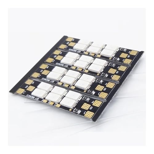 Luces LED de 25mm para orientar drones de carreras en vuelos nocturnos con baterías 3-6S