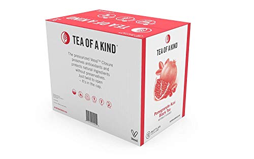 image for Tea of a Kind Pomegranate Acai, Natural Real Brewed Tea, Zero Calorie,
