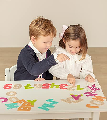 Image of Miniland ECO Activity 123 ABC - Learning, Sewing, Motor Skills, School, Language