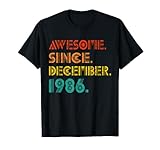 Photo Gallery awesome since december 1986 men women birth birthday vintage maglietta Photo Gallery awesome since december 1986 men women birth birthday vintage maglietta