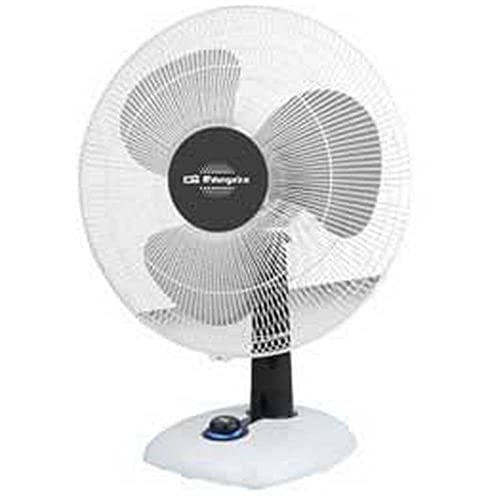 Orbegozo TF 0133, Ventilador de sobremesa, oscilante, 3 velocidades, diámetro hélice 30 cm, asa,...